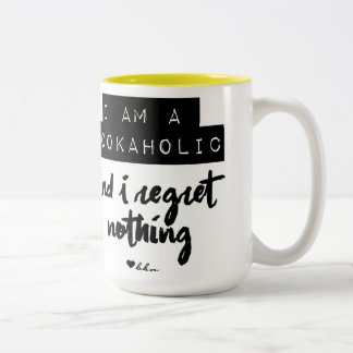 Ich bin ein Bookaholic…. Zweifarbige Tasse