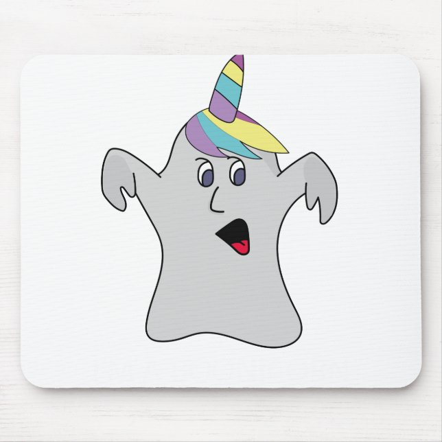 Ich bin ein Boonicorn Niedlich Ghost Unicorn Mousepad (Vorne)