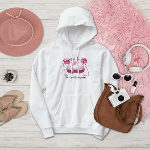 Ich bin ein Brustkrebsüberlebender Pink Ribbon. Hoodie