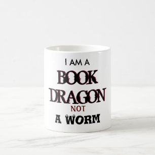 Ich bin ein Buch-Drache nicht eine warme Tasse