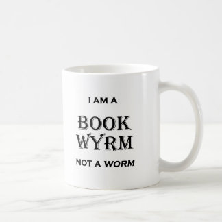 Ich bin ein Buch Wyrm nicht ein Wurm Tasse
