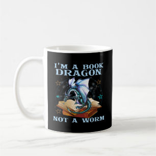 Ich bin ein Buchdrache, kein Wormdrachen Kaffeetasse