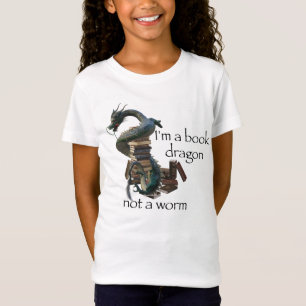 Ich bin ein Buchdrache, kein Wurm T-Shirt