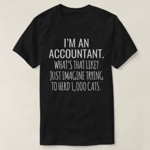 Ich bin ein Buchhalter, wie T-Shirt