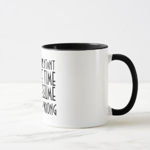 Ich bin EIN BUCHHALTER, ZEIT ZU RETTEN, LIESS US Tasse