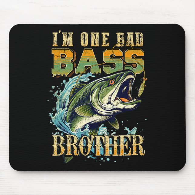 Ich bin ein Byd Byss Bruder Byss Angelgeschenk für Mousepad (Vorne)