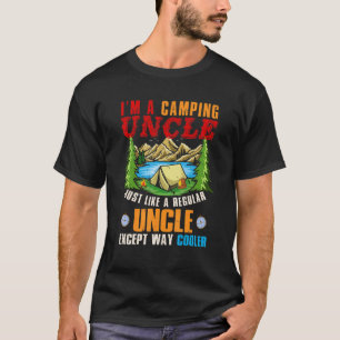 Ich bin ein Camping Onkel außer viel Cooler Vater' T-Shirt