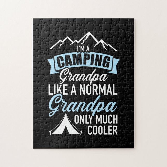 Ich bin ein Camping-Opa Puzzle (Vertikal)