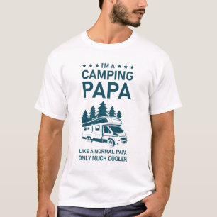 Ich bin ein Camping Papa - Outdoor Adventure T-Shirt