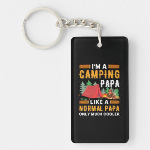 Ich bin ein Camping Papa Schlüsselanhänger