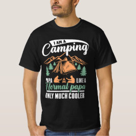 Ich bin ein Camping Papa Vater Mens Funny Camping T-Shirt