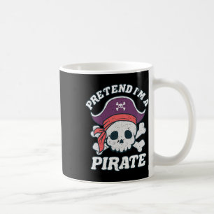 Ich bin ein Cartoon von Piratenwitz, Zitat, Schäde Kaffeetasse