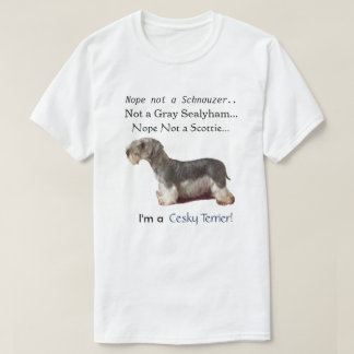 Ich bin ein Cesky Terrier T-Shirt