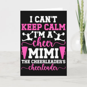 Ich bin ein Cheer Mimi eines Cheerleader Mimi Chee Karte