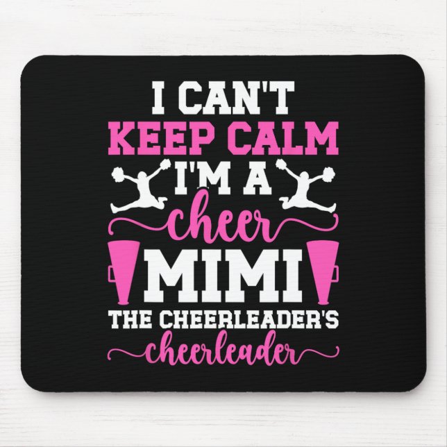 Ich bin ein Cheer Mimi eines Cheerleader Mimi Chee Mousepad (Vorne)