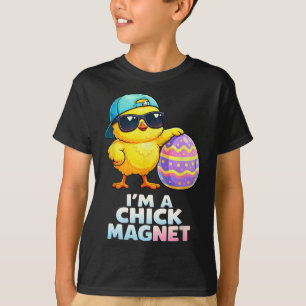 Ich bin ein Chick Magnet Lustiger Ostern Chick Pun T-Shirt