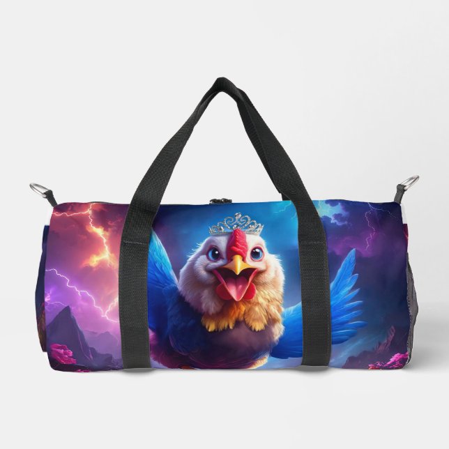 Ich bin ein CHICK Print Cut Sew Bag Duffle Bag (Vorderseite)