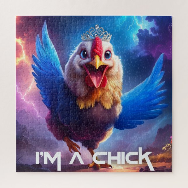 ICH BIN EIN CHICK PUZZLE (Vertikal)