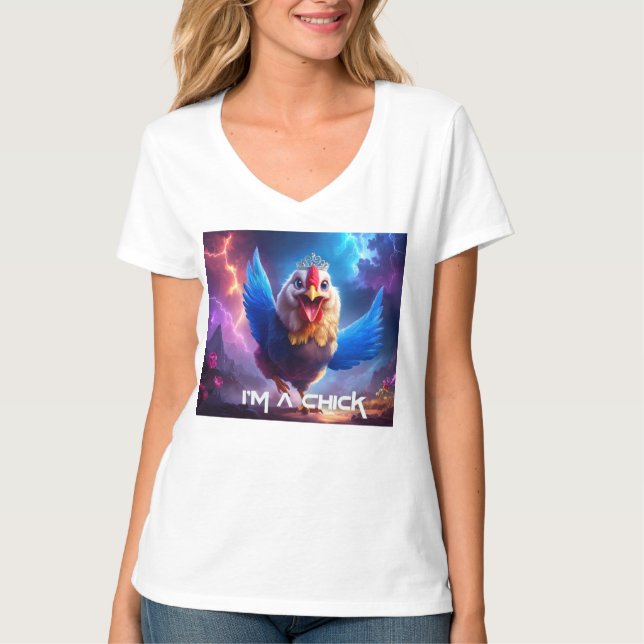 ICH BIN EIN CHICK T-Shirt (Vorderseite)