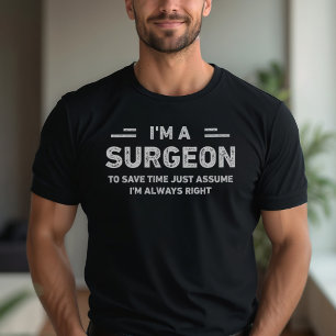 Ich bin ein Chirurg Vintager Funny Chirurg T-Shirt