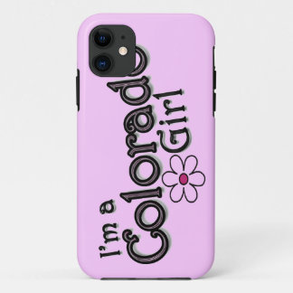 Ich bin ein Colorado-Mädchen, Blume, rosa iPhone Case-Mate iPhone Hülle