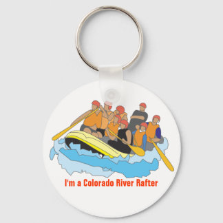 Ich bin ein Colorado River Rafter Key Chain Schlüsselanhänger