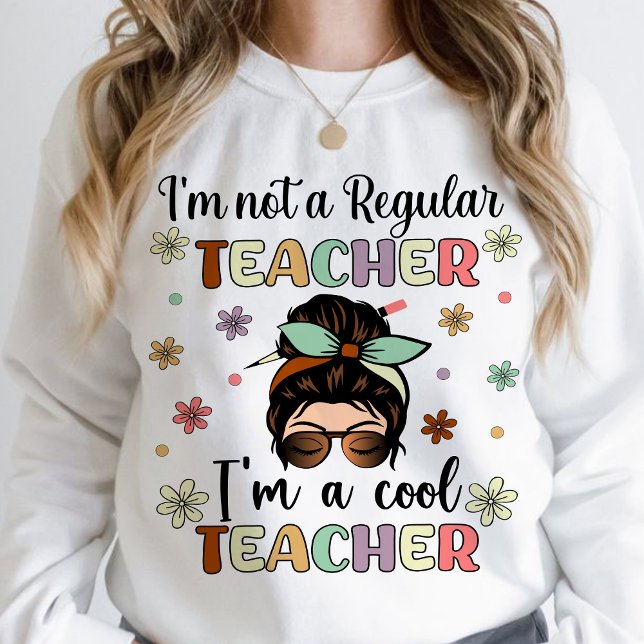 Ich bin ein Cooler Lehrer, ein witziger Lehrer Sweatshirt (I'm A Cool Teacher, funny Teacher Appreciation sweatshirt, Funny Teacher sweatshirt)