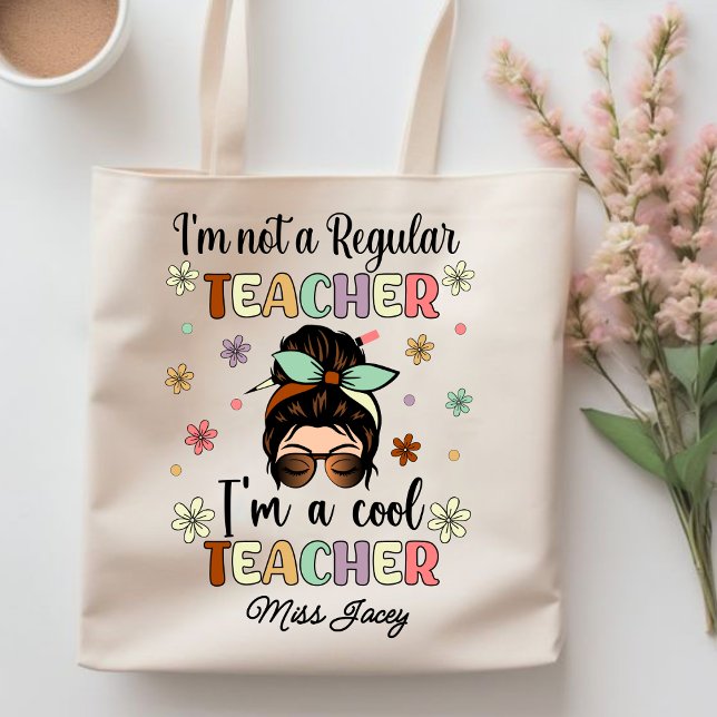 Ich bin ein Cooler Lehrer, ein witziger Lehrer Tragetasche (I'm A Cool Teacher, funny Teacher Appreciation tote bag, Funny Teacher tote bag,personalized teacher)