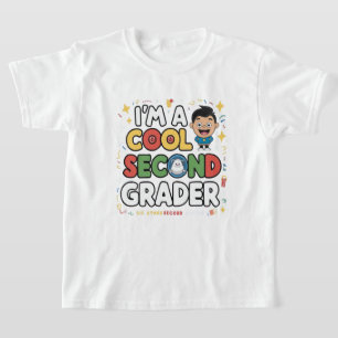 Ich bin ein cooler Zweitklässler T-Shirt zum Zurüc
