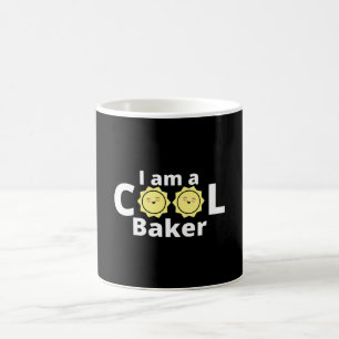 Ich bin ein cooles Baker-Design - mit gelber Sonne Kaffeetasse