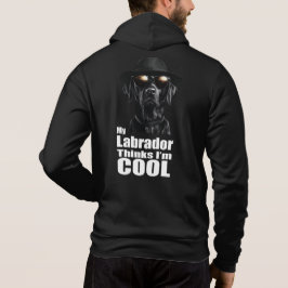 Ich bin ein Cooles schwarzes Labor Hoodie