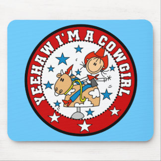 Ich bin ein Cowgirl Mousepad