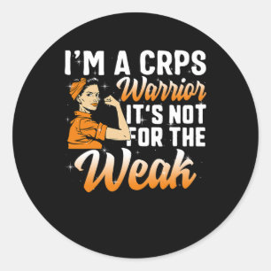 Ich bin ein Crps Warrior Complex Regional Pain Syn Runder Aufkleber