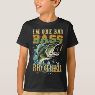 Ich bin ein D B Bruder B Angelgeschenk für Fischli T-Shirt