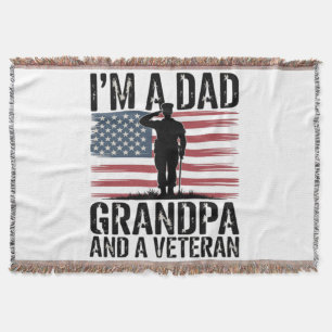 Ich bin ein Dad Opa und Veteran Nichts schreckt mi Decke