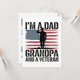 Ich bin ein Dad Opa und Veteran Nichts schreckt mi Einladung