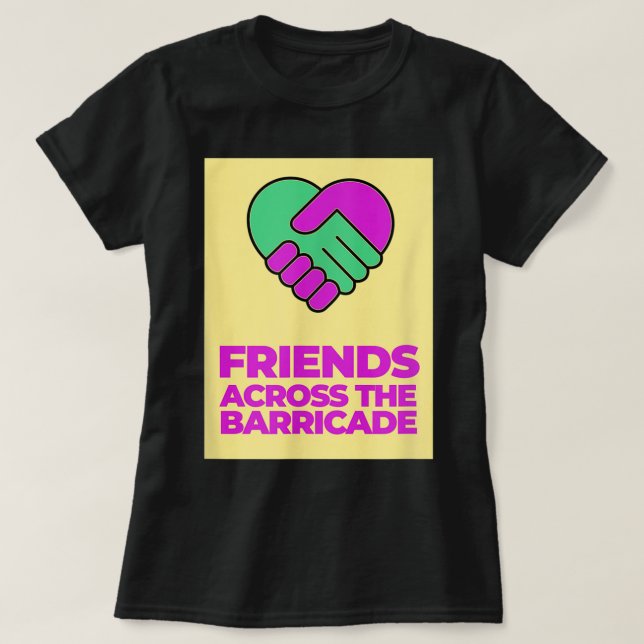 Ich bin ein Derry Girl Friends über den Barricade T-Shirt (Design vorne)