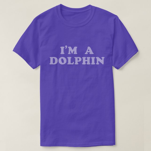 Ich bin ein Dolphin T-Shirt (Design vorne)