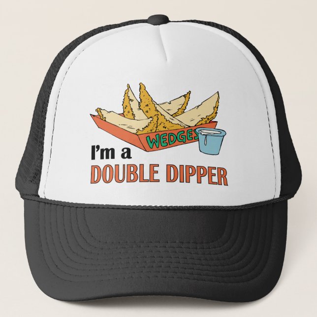 Ich bin ein Doppeldipper ~ Potato Wedges / JoJos Truckerkappe (Vorderseite)