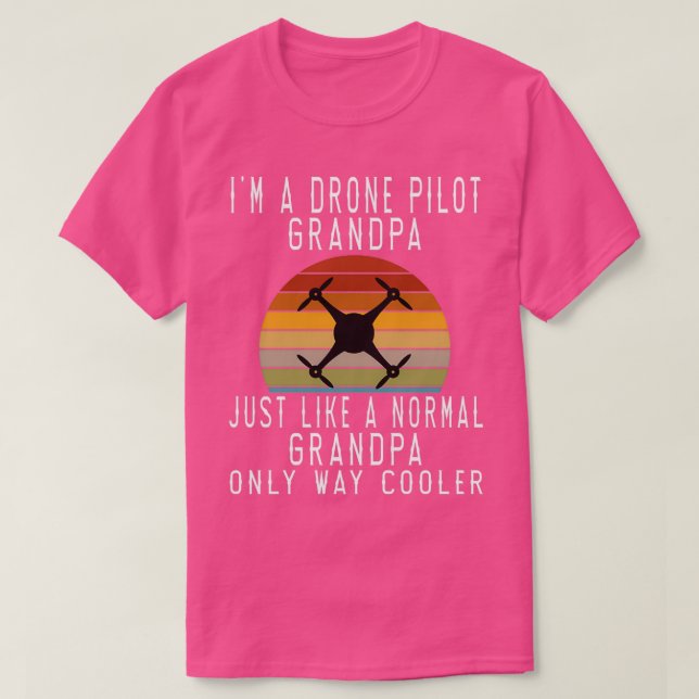 Ich bin ein Drohnenpilot Opa wie eine normale Groß T-Shirt (Design vorne)