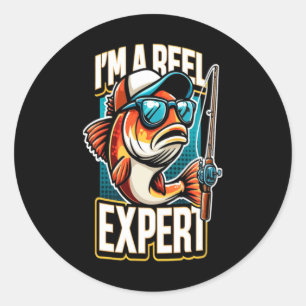 Ich bin ein echter Experte für Angeldesign Runder Aufkleber
