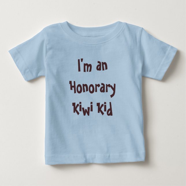 Ich bin ein Ehrenkiwi-Kind Baby T-shirt (Vorderseite)