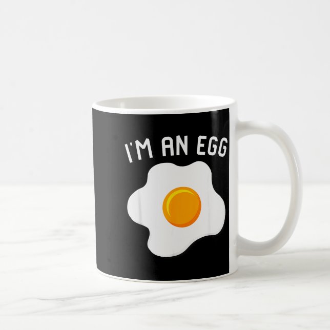 Ich bin ein Ei-Kostüm Lustiges Halloween-Geschenk  Kaffeetasse (Rechts)
