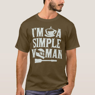 Ich bin ein einfacher Frauenradfahrer T-Shirt