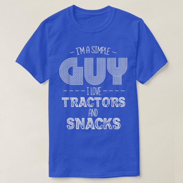 Ich bin ein einfacher Typ T-Shirt (Design vorne)