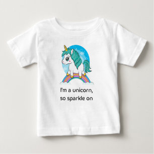 Ich bin ein Einhorn Baby T-shirt