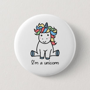 Ich bin ein Einhorn! Button