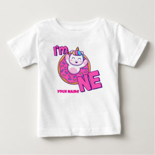Ich bin ein Einhorn-Donut Baby T-shirt