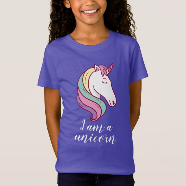 Ich bin ein Einhorn T-Shirt (Vorderseite)