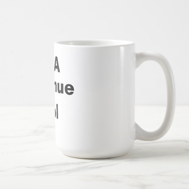 Ich bin ein Einkommens-Werkzeug Kaffeetasse (Rechts)
